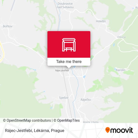 Rájec-Jestřebí, Lékárna map