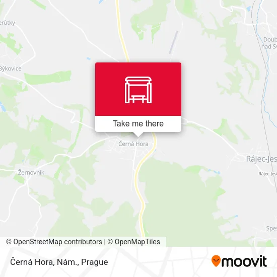 Карта Černá Hora, Nám.