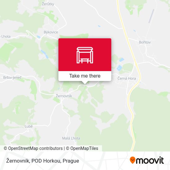Žernovník, POD Horkou map