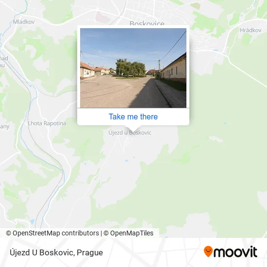 Карта Újezd U Boskovic