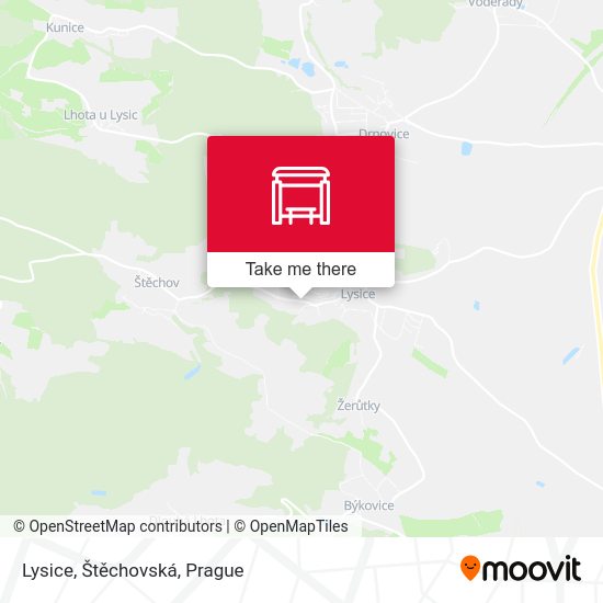 Lysice, Štěchovská map