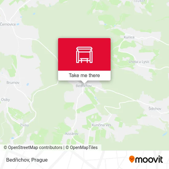 Карта Bedřichov