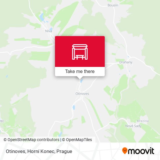 Otinoves, Horní Konec map
