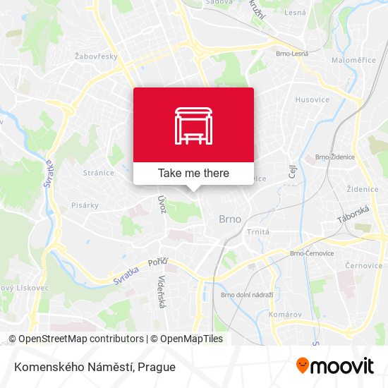 Komenského Náměstí map