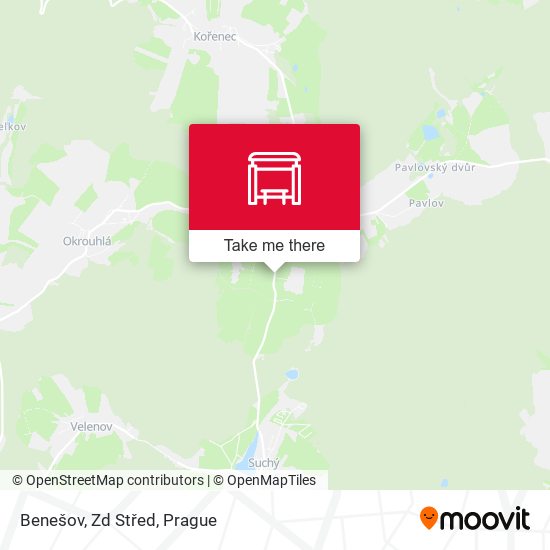 Benešov, Zd Střed map