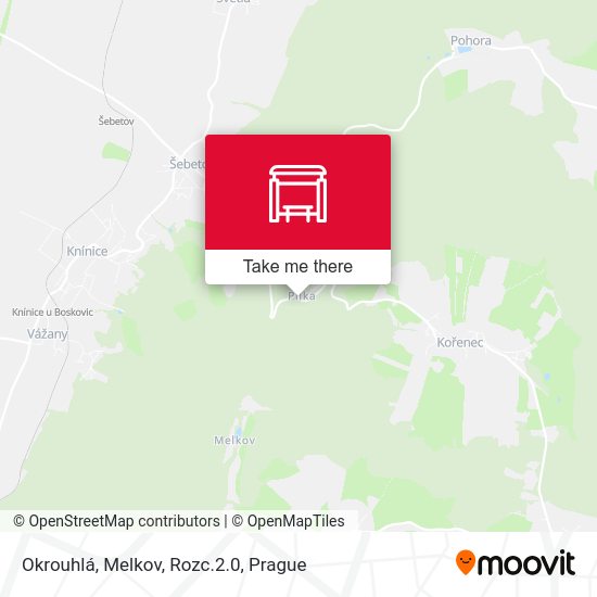 Okrouhlá, Melkov, Rozc.2.0 map