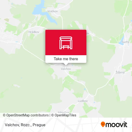 Карта Valchov, Rozc.
