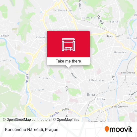 Konečného Náměstí map