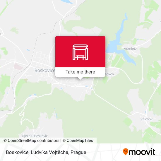Boskovice, Ludvíka Vojtěcha map