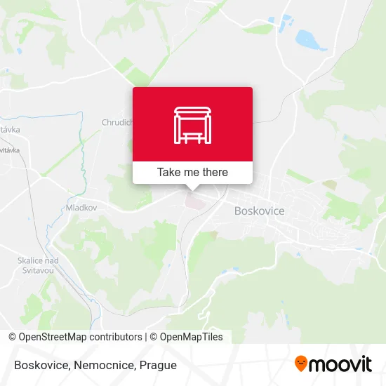 Карта Boskovice, Nemocnice