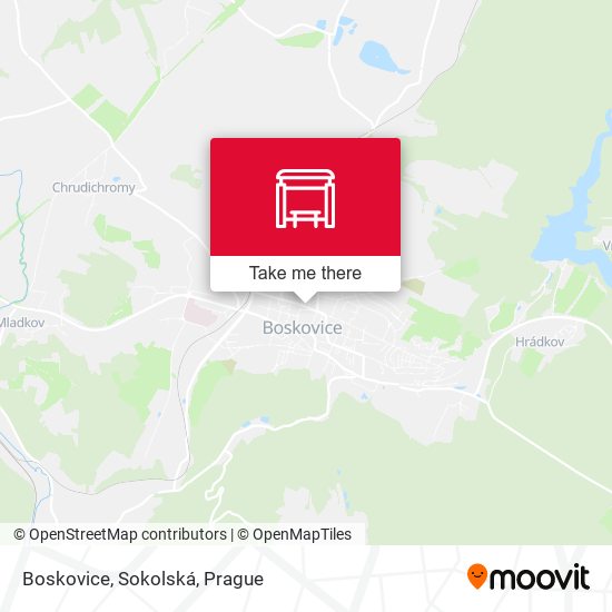 Boskovice, Sokolská map