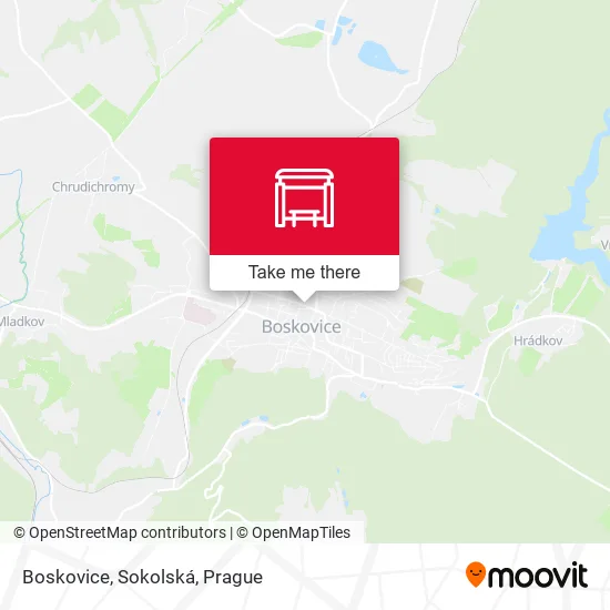 Карта Boskovice, Sokolská