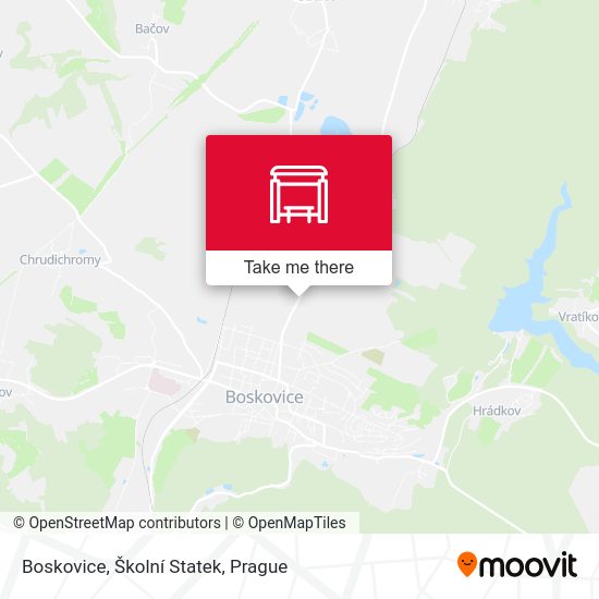 Boskovice, Školní Statek map