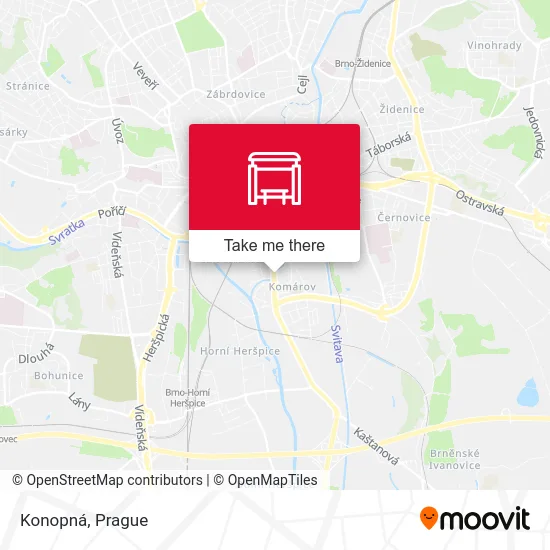 Карта Konopná