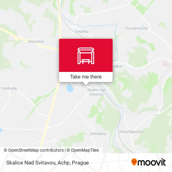 Карта Skalice Nad Svitavou, Achp