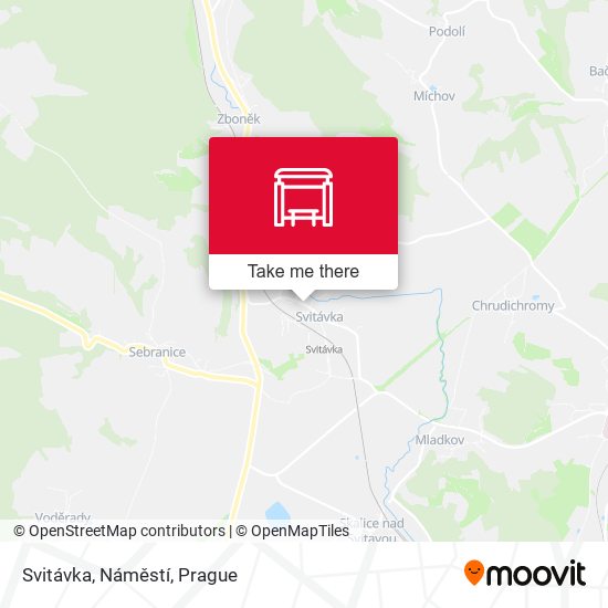 Svitávka, Náměstí map
