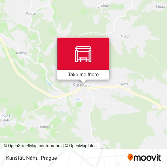 Kunštát, Nám. map