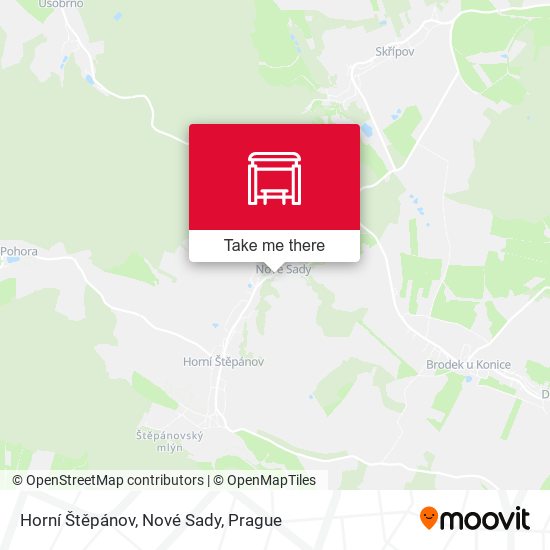 Horní Štěpánov, Nové Sady map