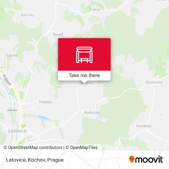 Карта Letovice, Kochov