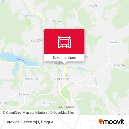 Карта Letovice, Letostroj I
