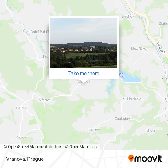 Карта Vranová