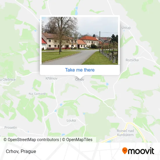 Карта Crhov