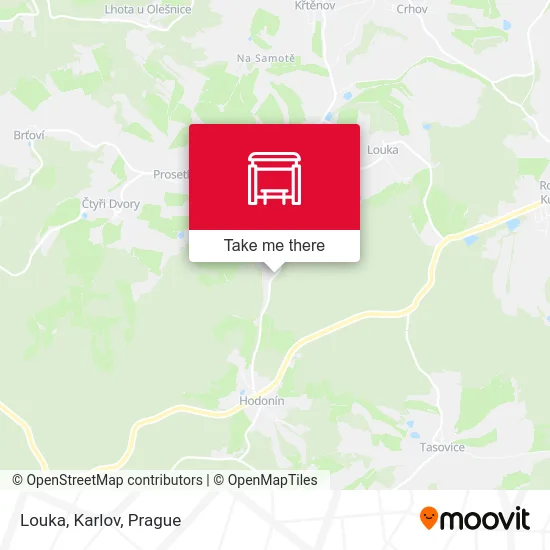 Карта Louka, Karlov