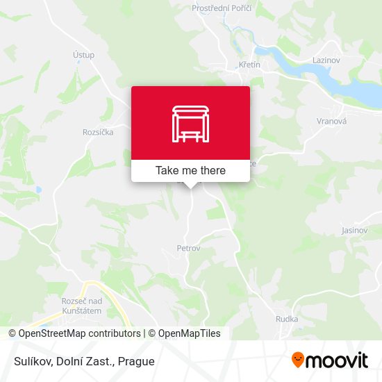 Sulíkov, Dolní Zast. map