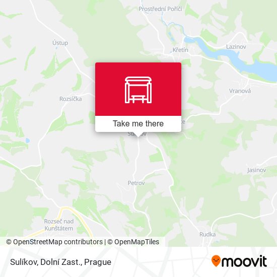 Sulíkov, Dolní Zast. map