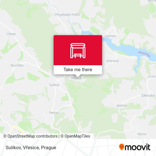 Sulíkov, Vřesice map