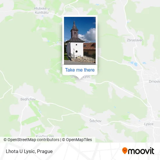 Карта Lhota U Lysic
