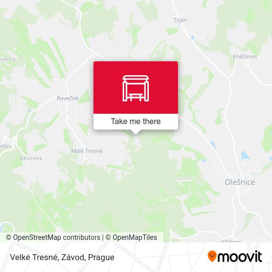 Velké Tresné, Závod map