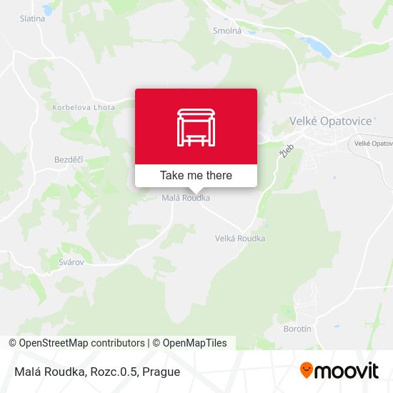 Malá Roudka, Rozc.0.5 map