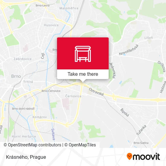 Карта Krásného