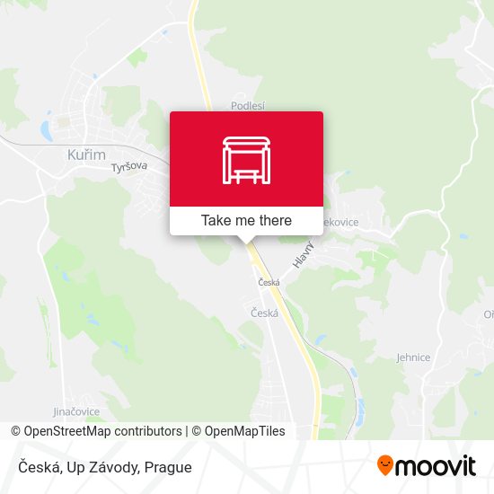 Карта Česká, Up Závody