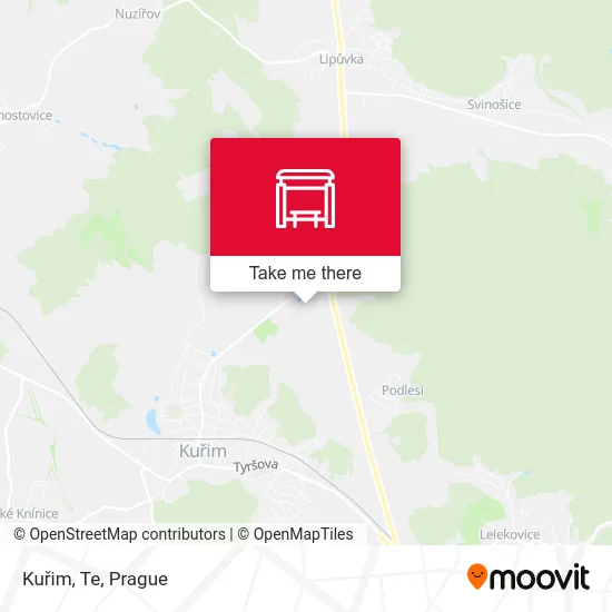 Карта Kuřim, Te