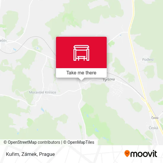 Карта Kuřim, Zámek
