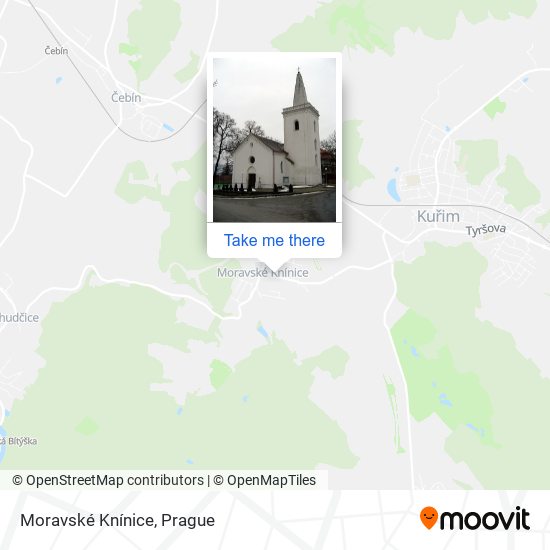 Moravské Knínice map