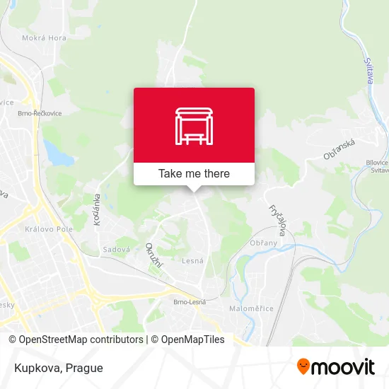 Карта Kupkova