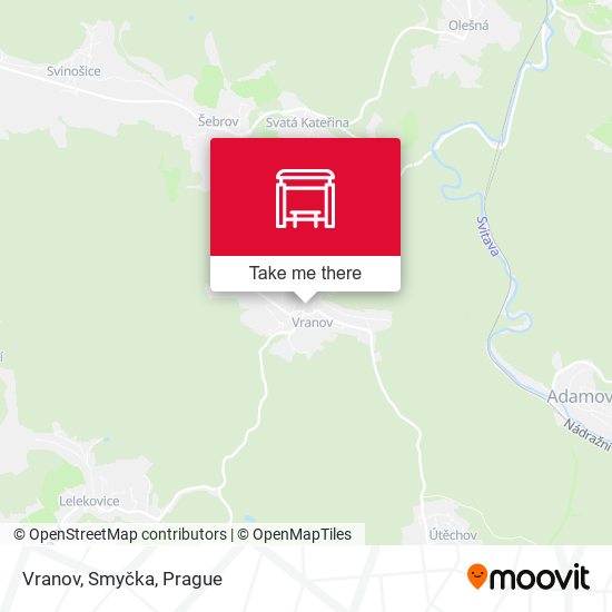 Карта Vranov, Smyčka