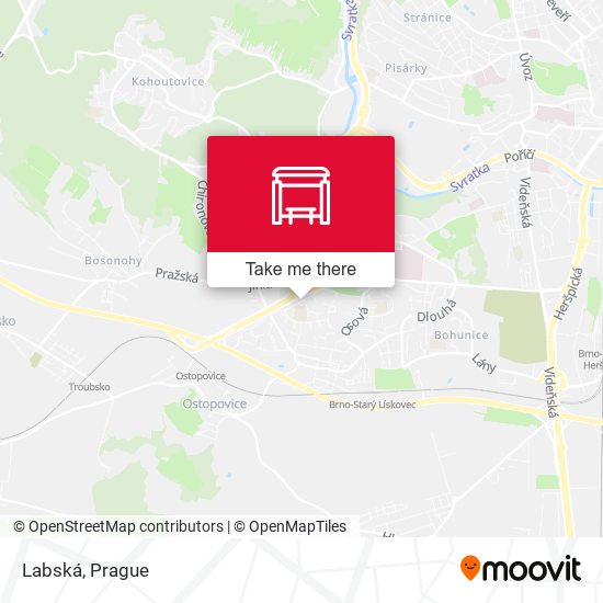 Карта Labská