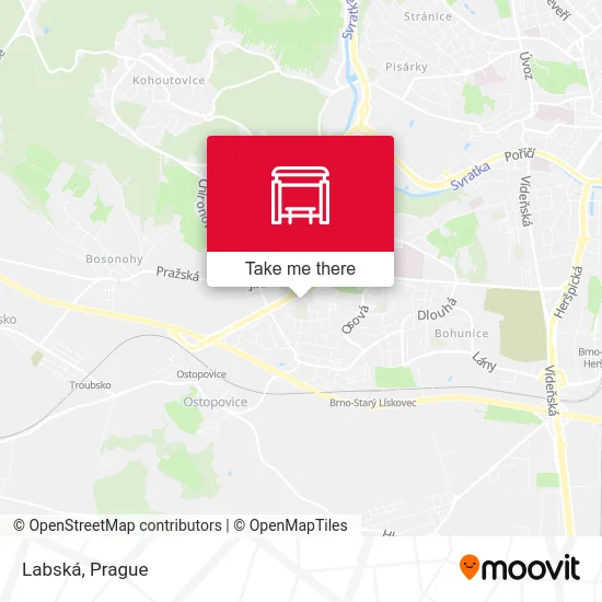 Карта Labská