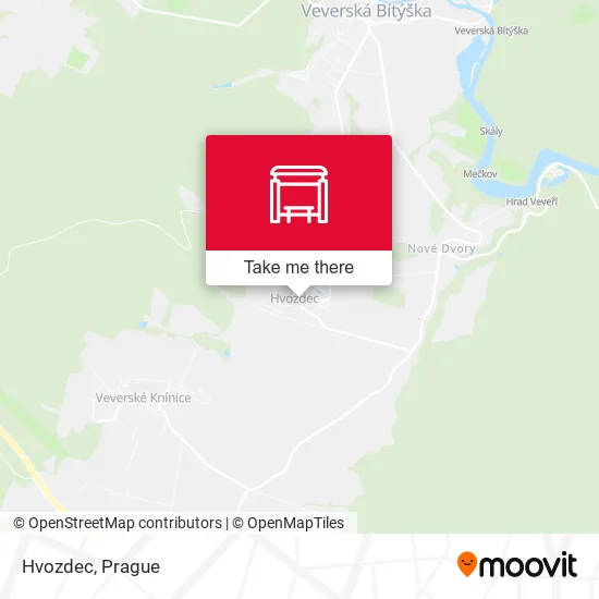 Карта Hvozdec