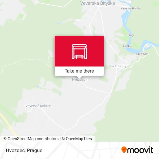 Карта Hvozdec