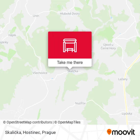 Карта Skalička, Hostinec