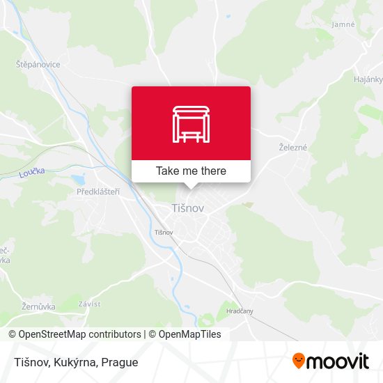 Tišnov, Kukýrna map