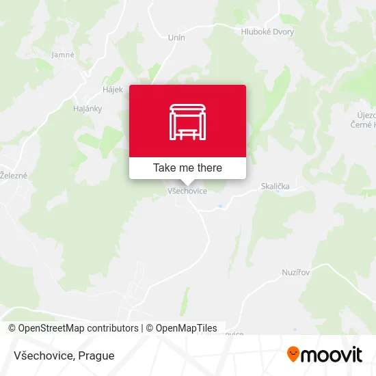 Карта Všechovice