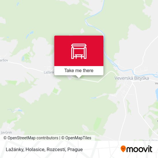 Lažánky, Holasice, Rozcestí map