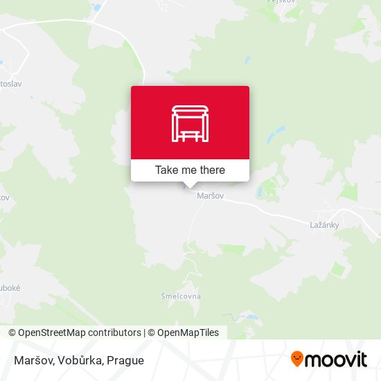 Maršov, Vobůrka map