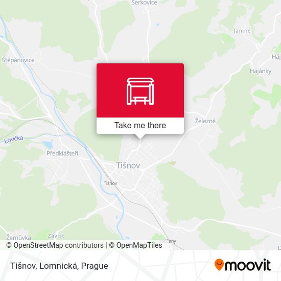 Tišnov, Lomnická map